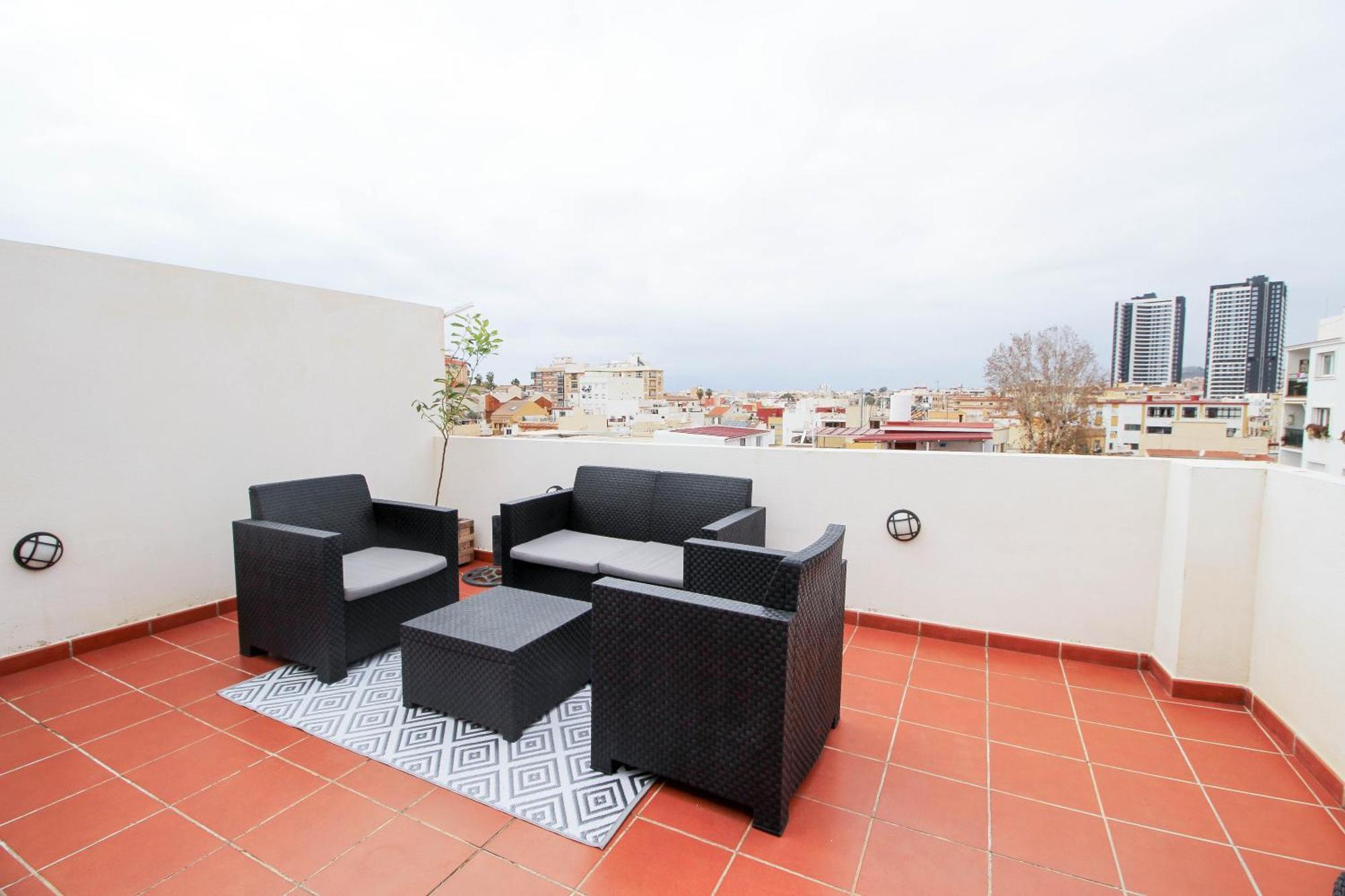 Barcelo 30, Terrace, Center, Garage On Request, Quite Neighborhood, Ba